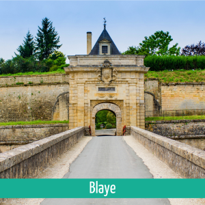 Porte de la Citadelle de Blaye proche du camping en Gironde La Côte d'Argent