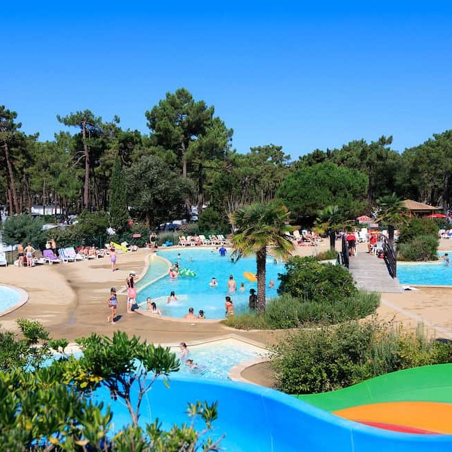 camping Gironde with water park at the Côte d'Argent